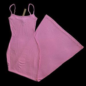 SKIMS Soft Lounge Long Slip Dress in Cotton Candy *Limited Edition* Size Small